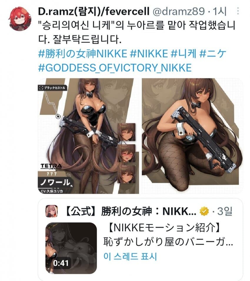 니케 누아르 일러스트레이터