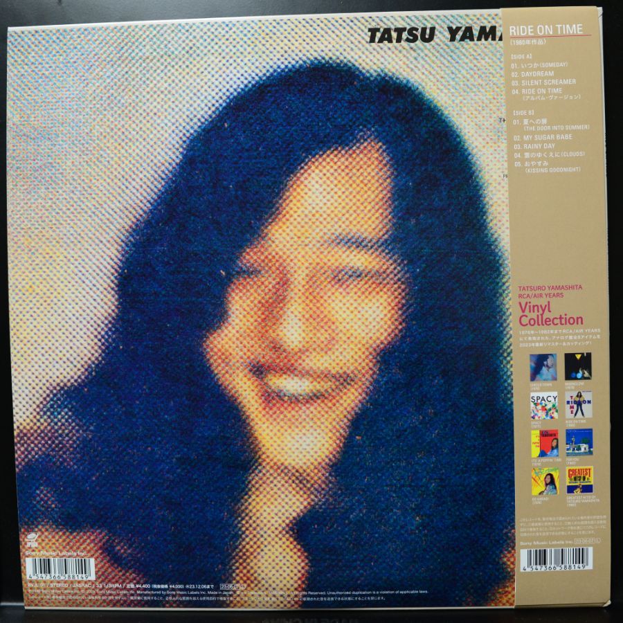 [LP] 山下達郎 (야마시타 타츠로) - RIDE ON TIME Re-Issue_3.jpg