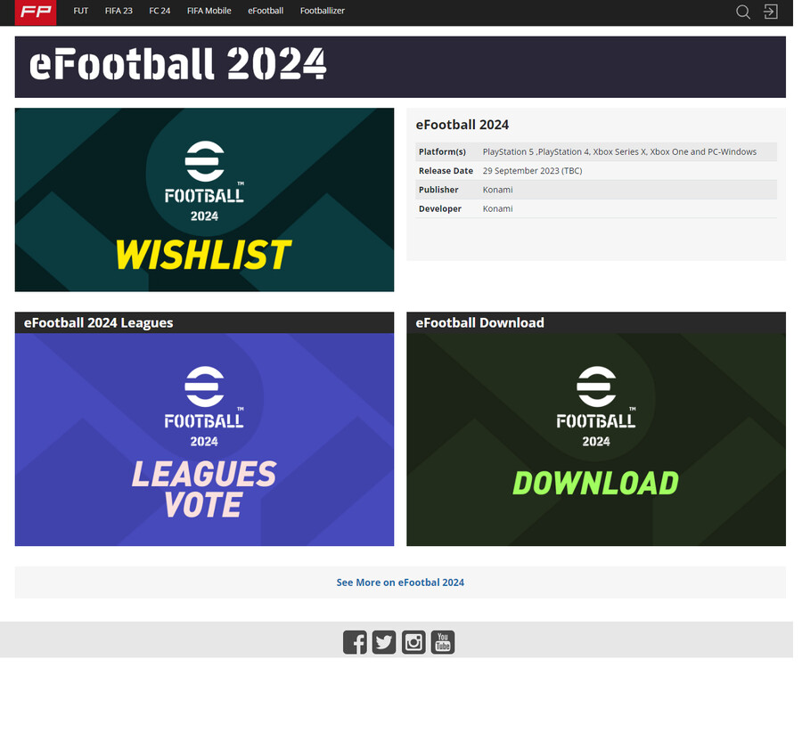 아래 e풋볼 2024 정보는 오피셜이 아닙니다. | e풋볼 2023 | RULIWEB 아래 E풋볼 2024 정보는 오피셜이 아닙니다. | E풋볼 2023 | Ruliweb