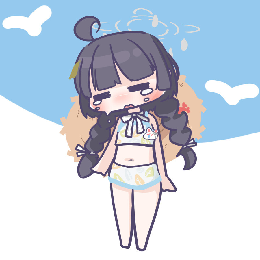 블루아카) 래빗소대 수영복 랜덤짤 4_13.png