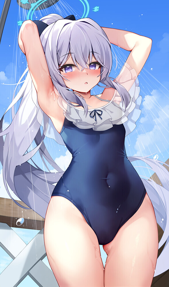 블루아카) 래빗소대 수영복 랜덤짤 5_9.png