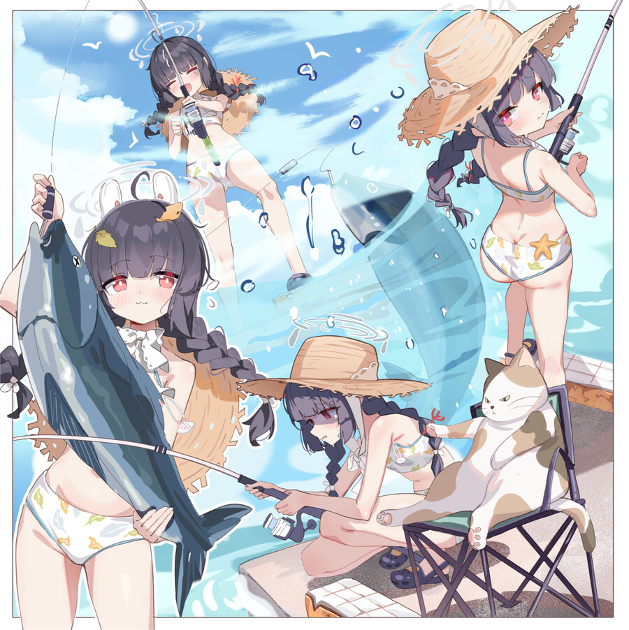 블루아카) 레빗소대 수영복 랜덤짤 6_19.jpg