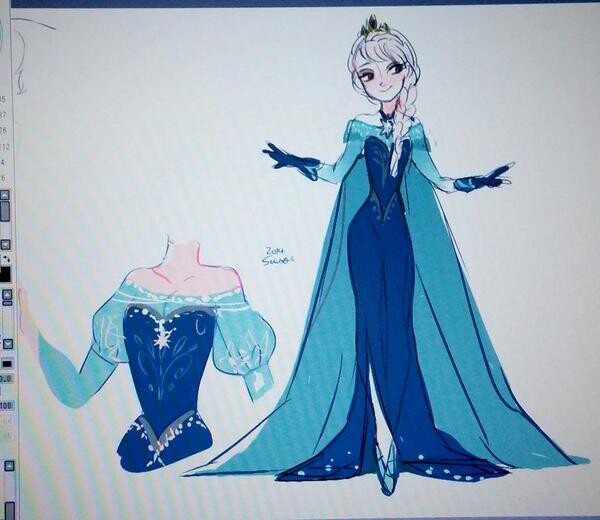 겨울왕국) 어느 작가의 엘사 복장._1.jpg