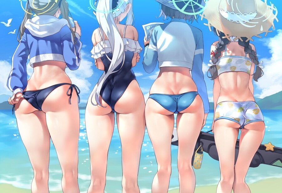 블루아카) 레빗소대 수영복 랜덤짤 7_24.jpeg