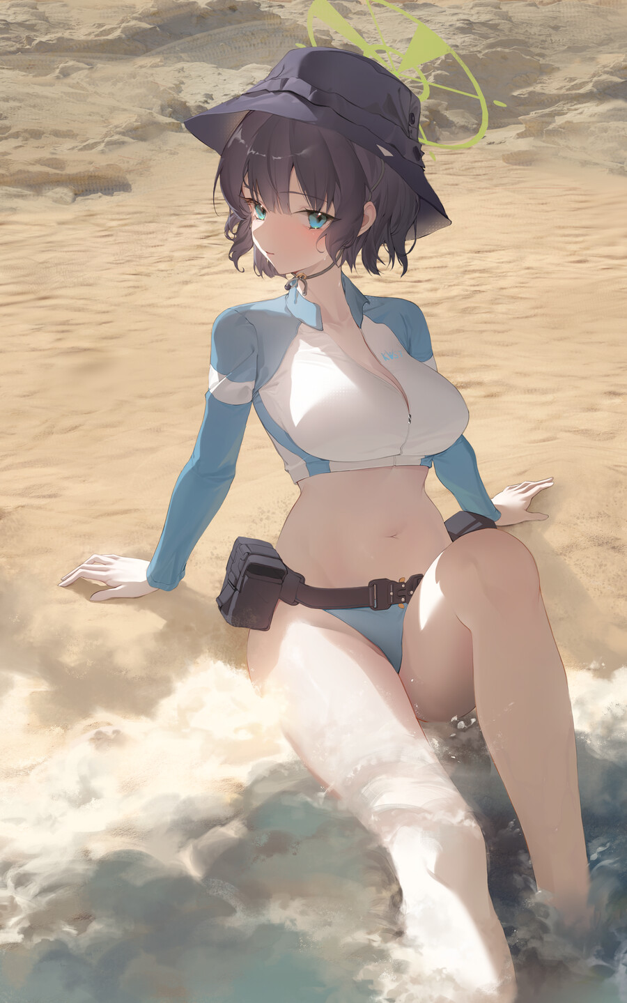 블루아카) 레빗소대 수영복 랜덤짤 12 (사키 특집)_24.png