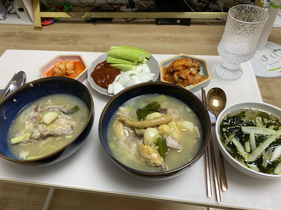 초복에 먹은 레토르트 삼계탕_1.jpg