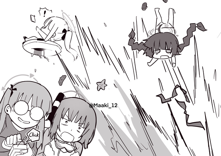 블루아카) 레빗소대 수영복 랜덤짤 13 (단체샷 모음)_3.png