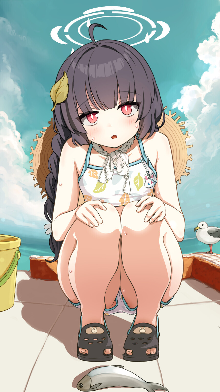 블루아카) 레빗소대 수영복 랜덤짤 16_4.png