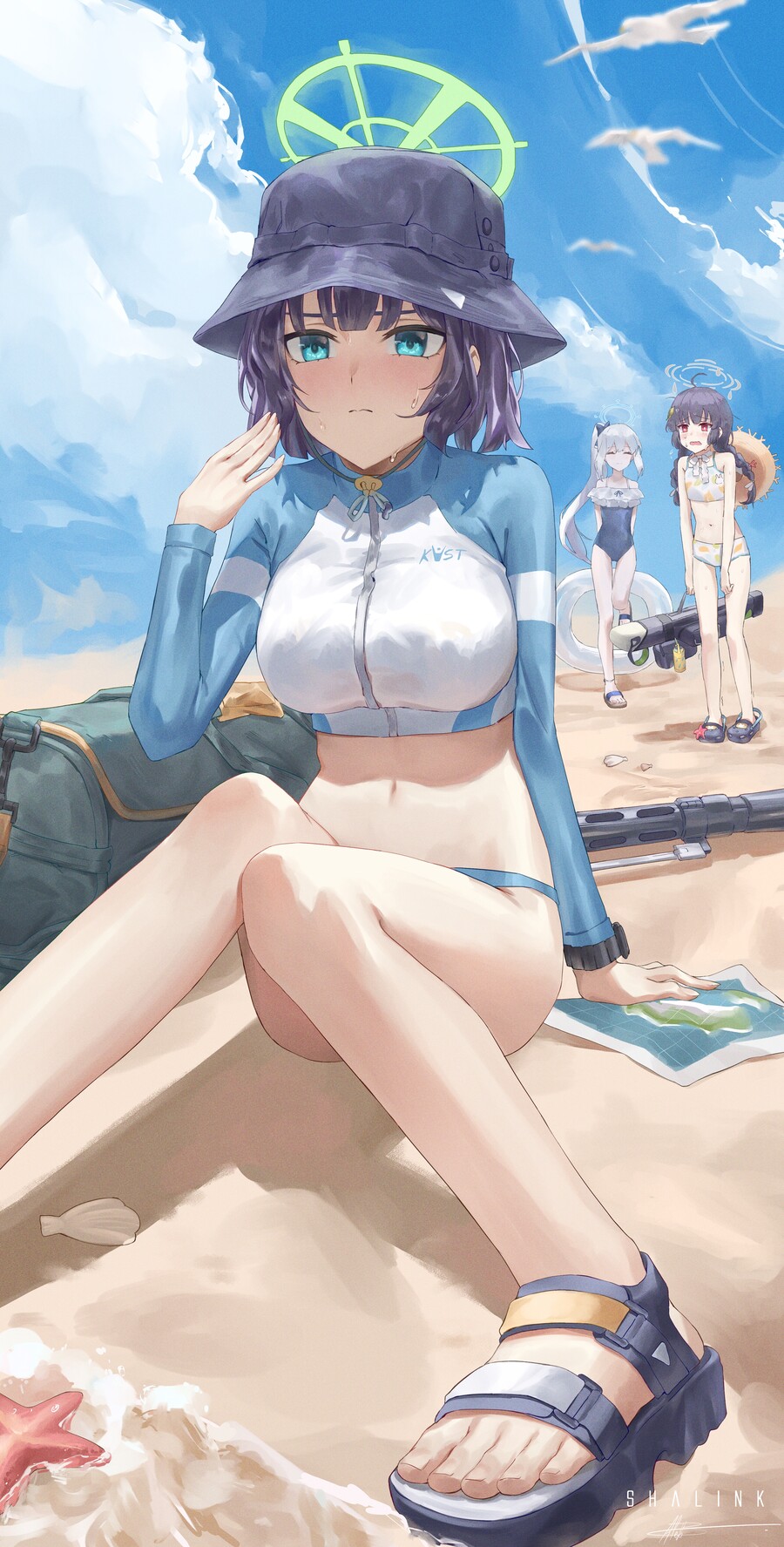 블루아카) 레빗소대 수영복 랜덤짤 16_23.jpg