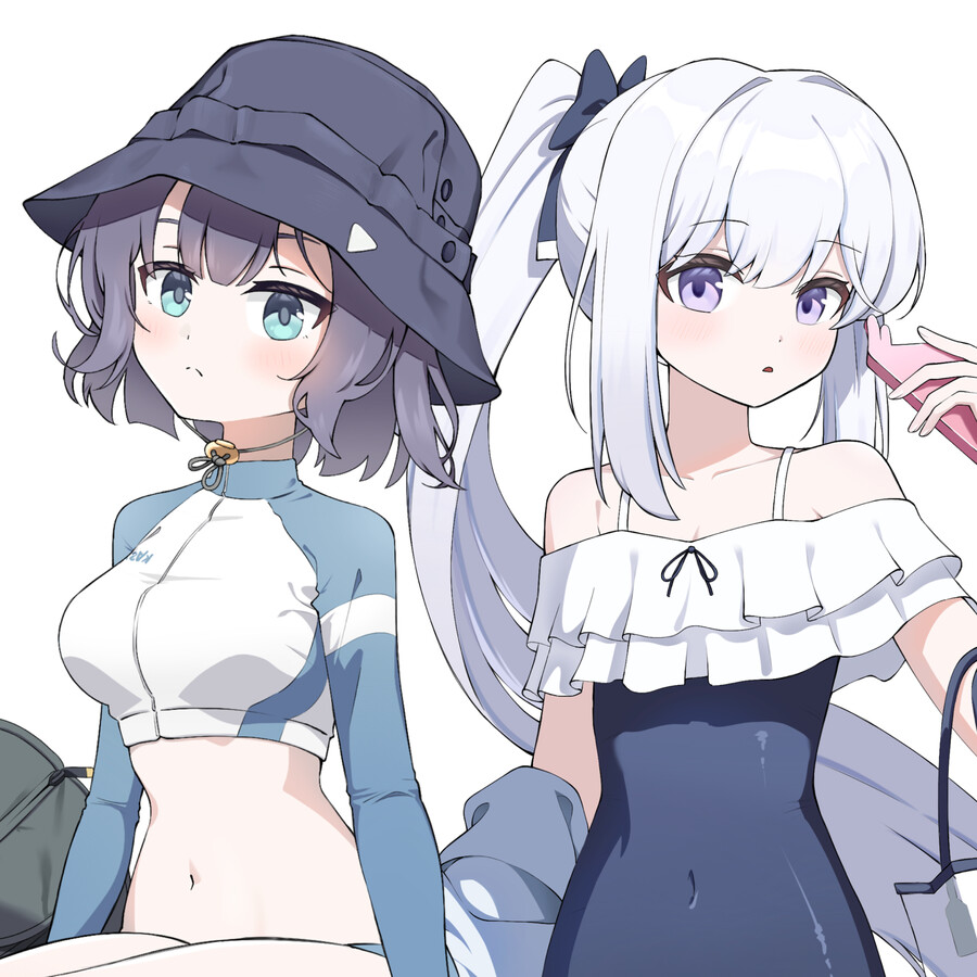 블루아카) 레빗소대 수영복 랜덤짤 17_16.png