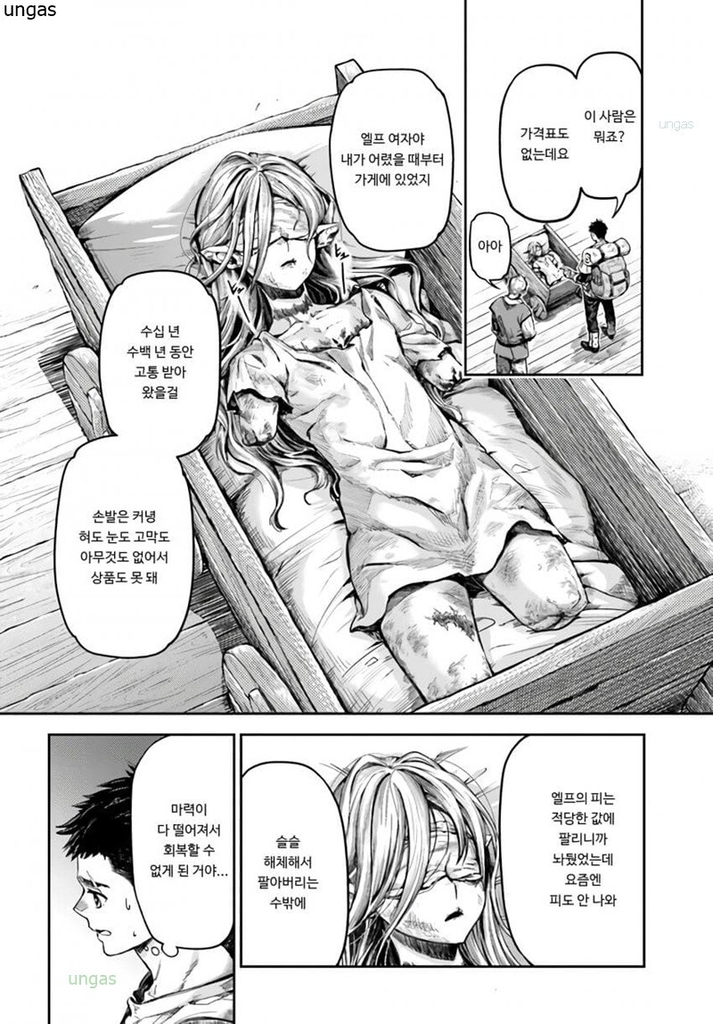 엘프 치료하는 연금술사 manhwa추가분