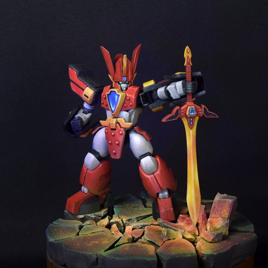 [모데로이드] 마동왕 그랑죠 완성 _ 아크릴 붓도색_8.jpg