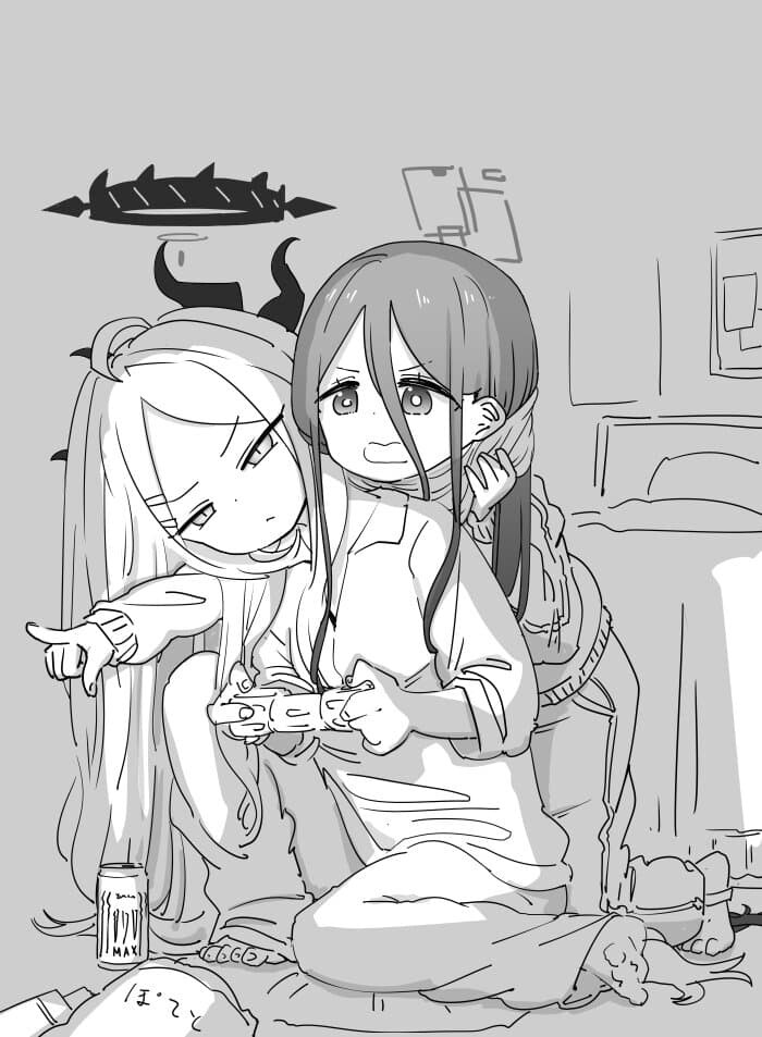 블루아카) 시로쿠로 이후 친해진 히나아리스_2.jpeg