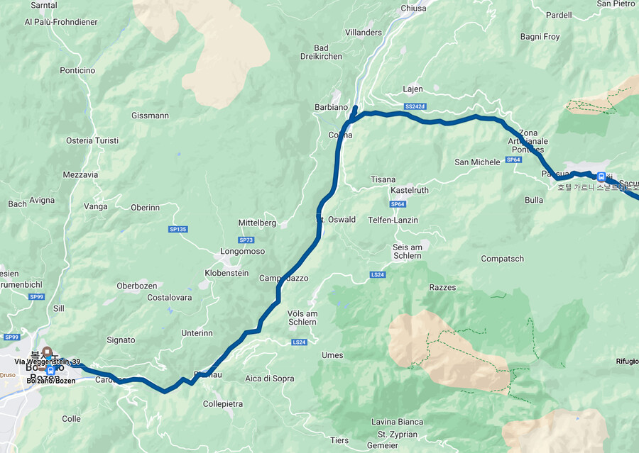 어머니 모시고 알프스 여행 20~21일차, 사쏘 룽고-포르도이 그리고 집으로_92.png