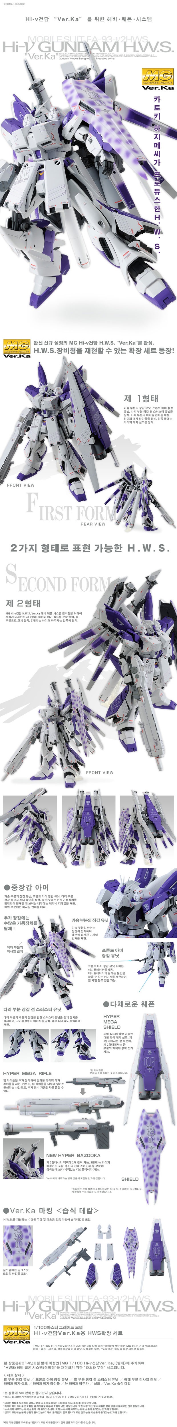 [반X이몰] MG 하이뉴 / 뉴 건담용 HWS 세트 외 예약 개시_1.jpg