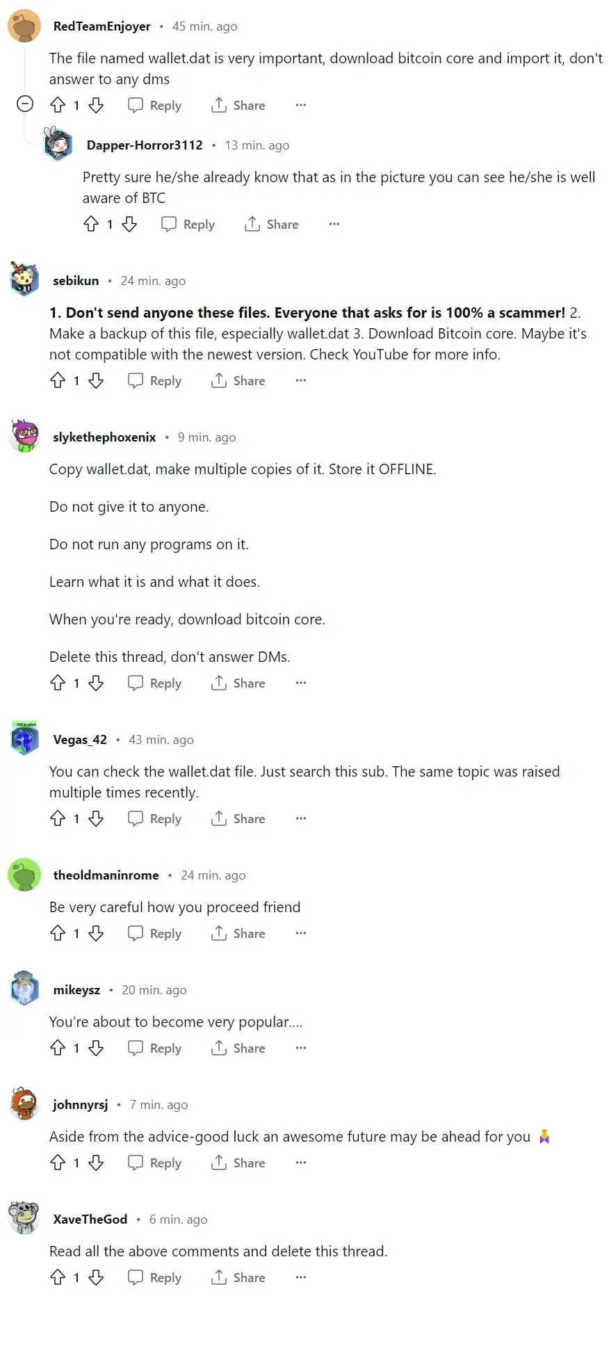 오래된 하드디스크에서 비트코인을 발견함jpg