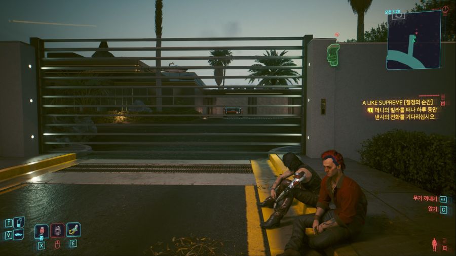 사이버펑크) 친구 데려왔다가 마누라한테 혼나고 쫓겨난 상황_1.jpg