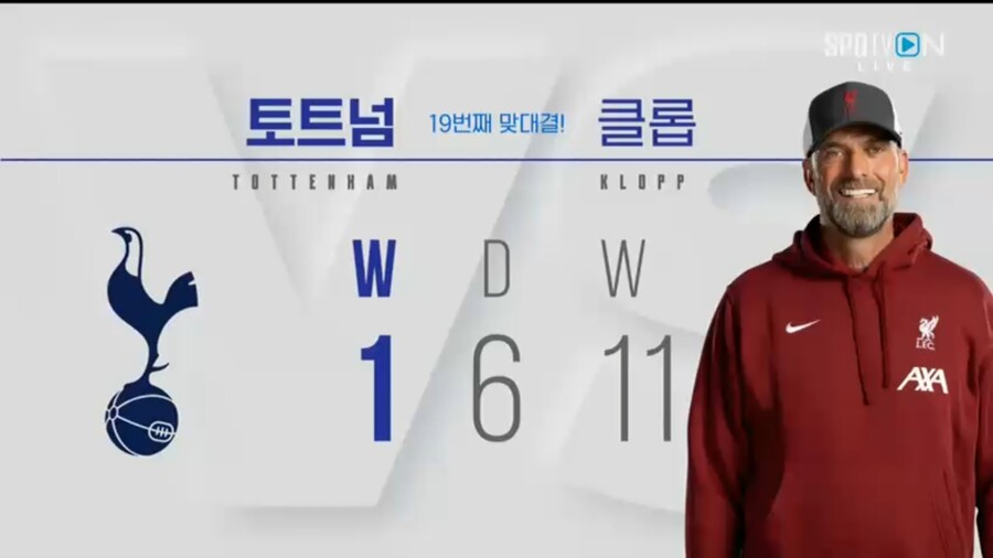 '손흥민 선제골' 토트넘, '각포 동점골' 리버풀과 1-1 (전반 종료)_1.jpg