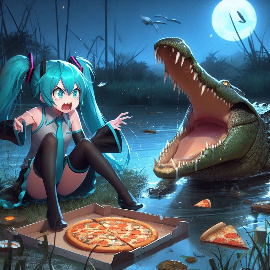 빙) 악어에게 피자를 빼앗긴 하츠네 미쿠_1.jpg