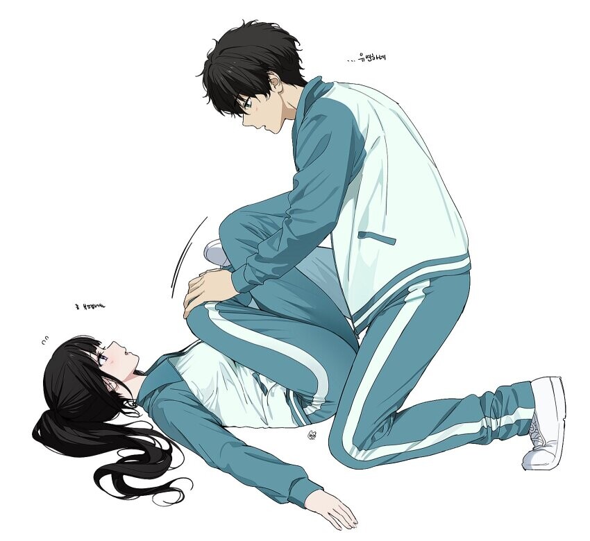 [빙과] 서로 운동 도와주는 만화_3.jpg