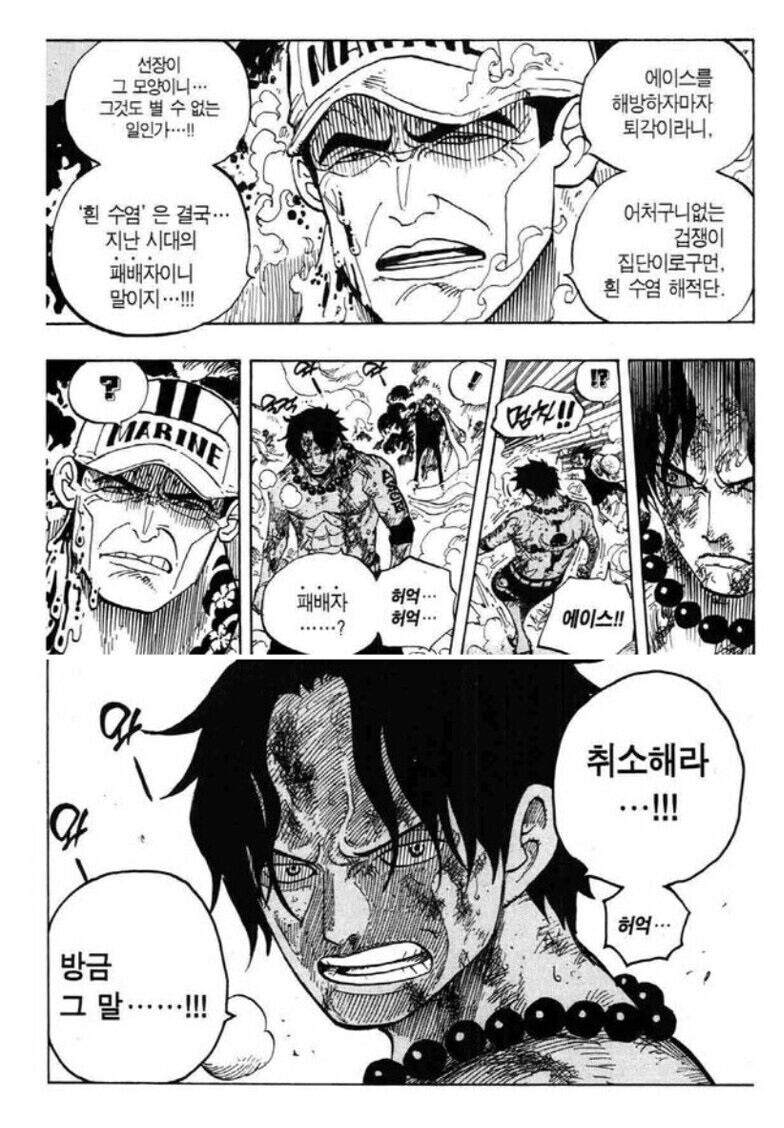 원피스에서 가프가 에이스를 키운 육아 방식의 기묘함