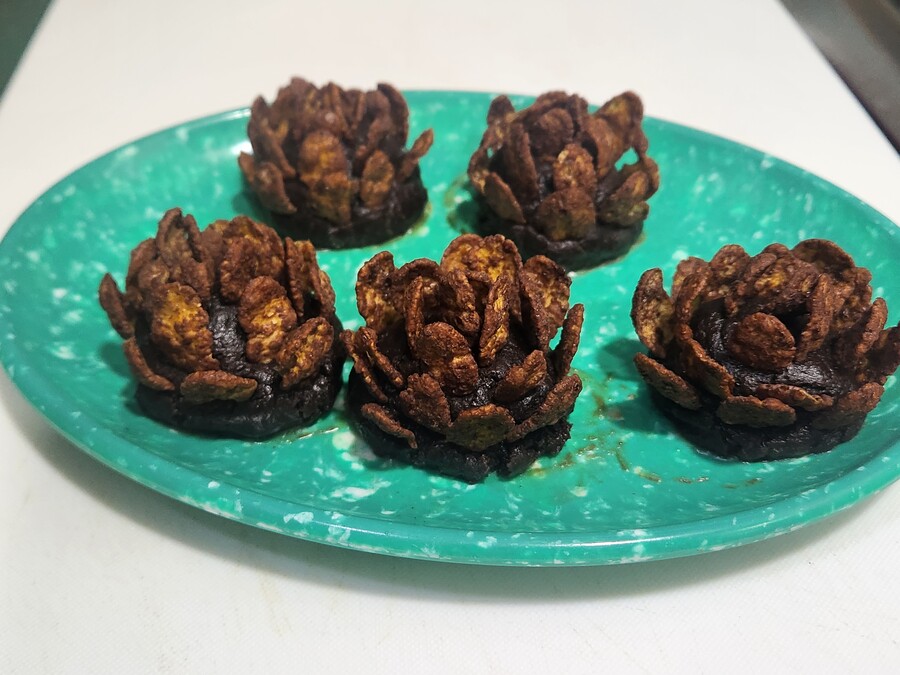 암흑요리) 요알못 쉑이 만든 솔방울 케이크_2.jpg