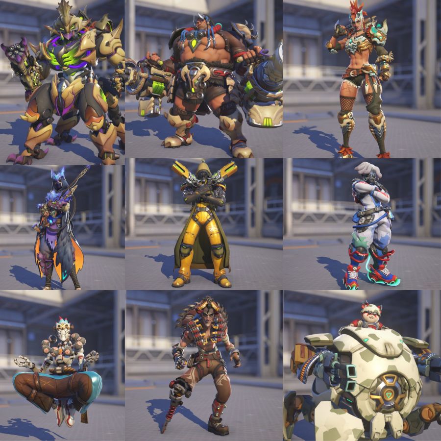 오버워치 2 시즌 8 '사냥의 부름' 신규 스킨 모음 (블리자드 콜라보 스킨)_2.jpg