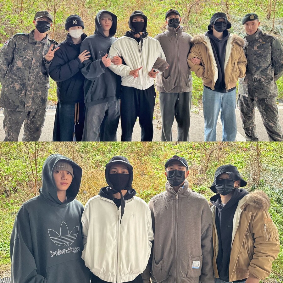 BTS) 입대하는 RM, 뷔 배웅하러 온 멤버들_1.jpg