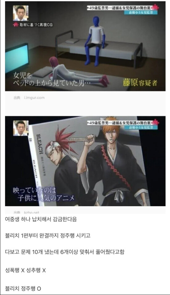화제였던 블리치 납치사건의 전말_1.png
