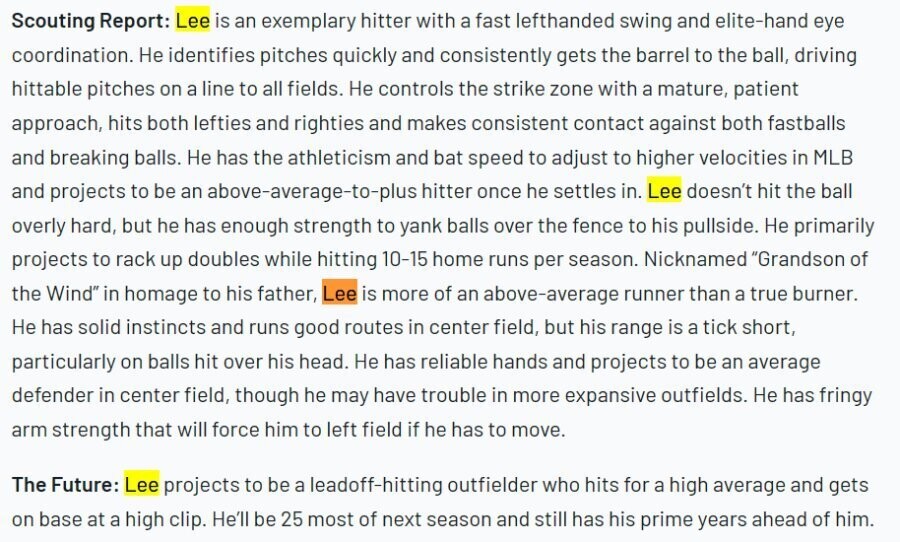 MLB 스카우트가 평가한 이정후 스카우팅 리포트 번역.jpg_3.jpg