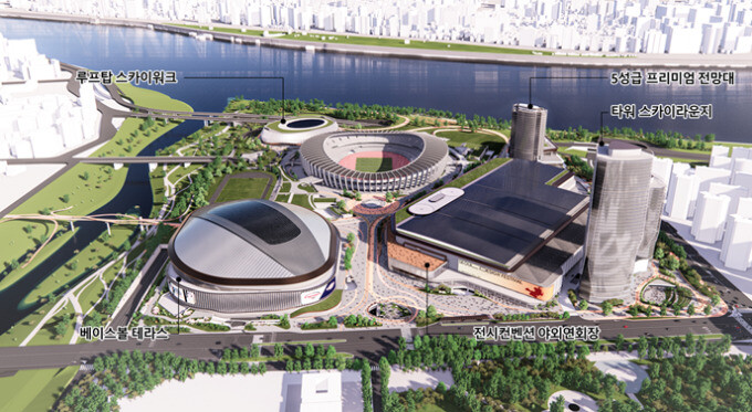 새로 뜬 잠실운동장(돔구장 등) 재개발 조감도.jpg_2.jpg