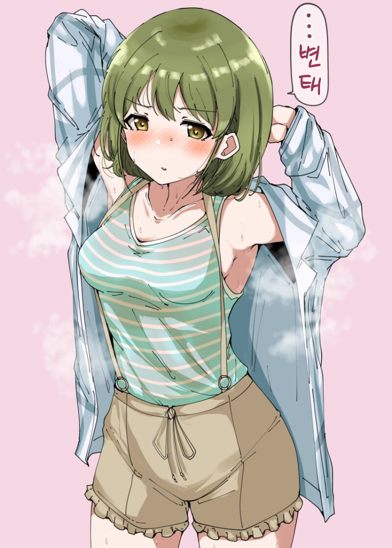 @) 더위에 후끈후끈한 니치카 만화_1.png