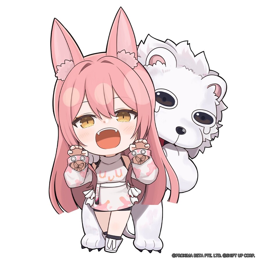 [니케] SD 일러 - 레오나, PC&모바일 배경화면_2.jpg