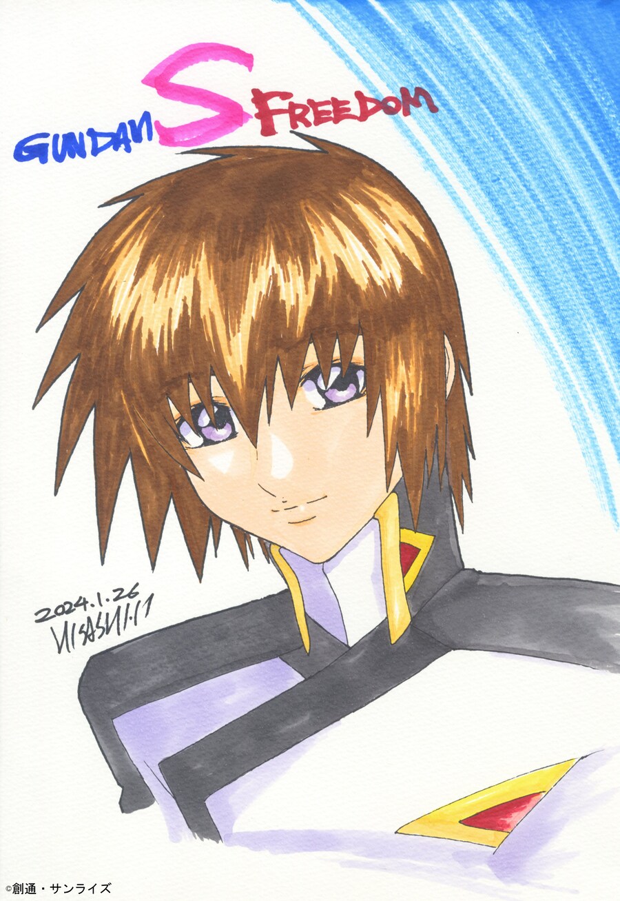 [건담 시드 프리덤] 공개 당일 일러스트 / TV스팟_1.jpg