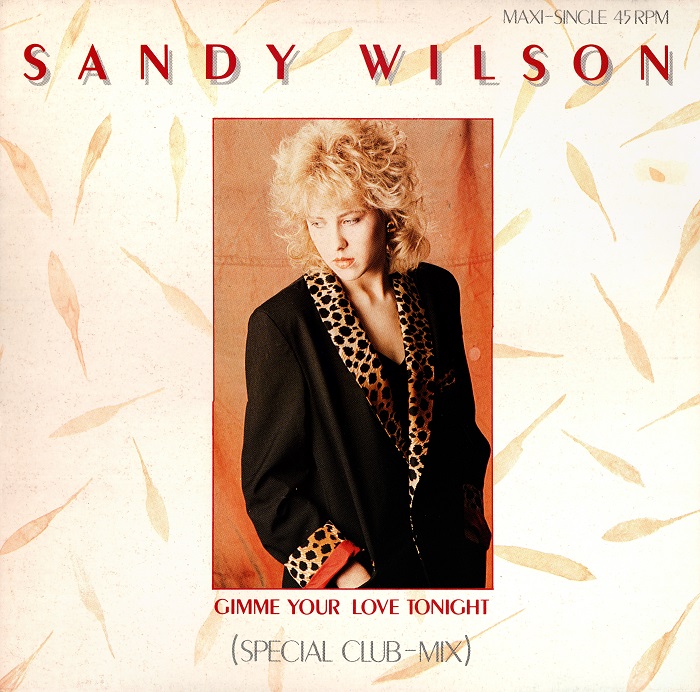 Sandy Wilson - Gimme Your Love Tonight - Front.jpg