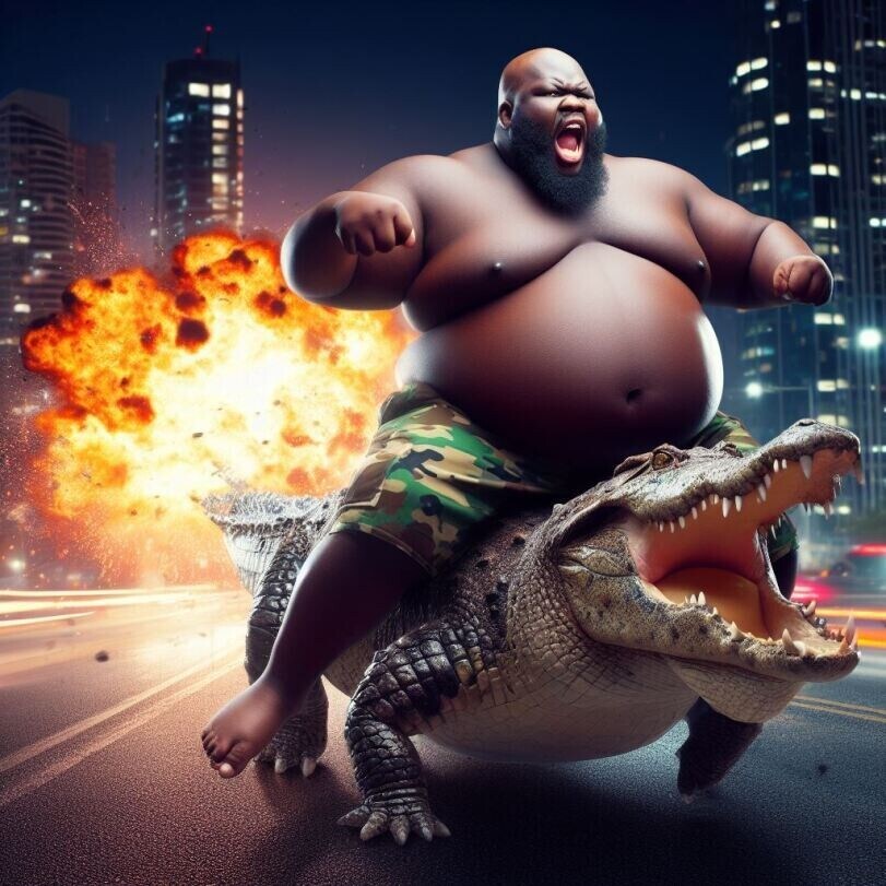 Ai로 그린 악어와 흑인과 피자 그림들 .jpg_12.jpg