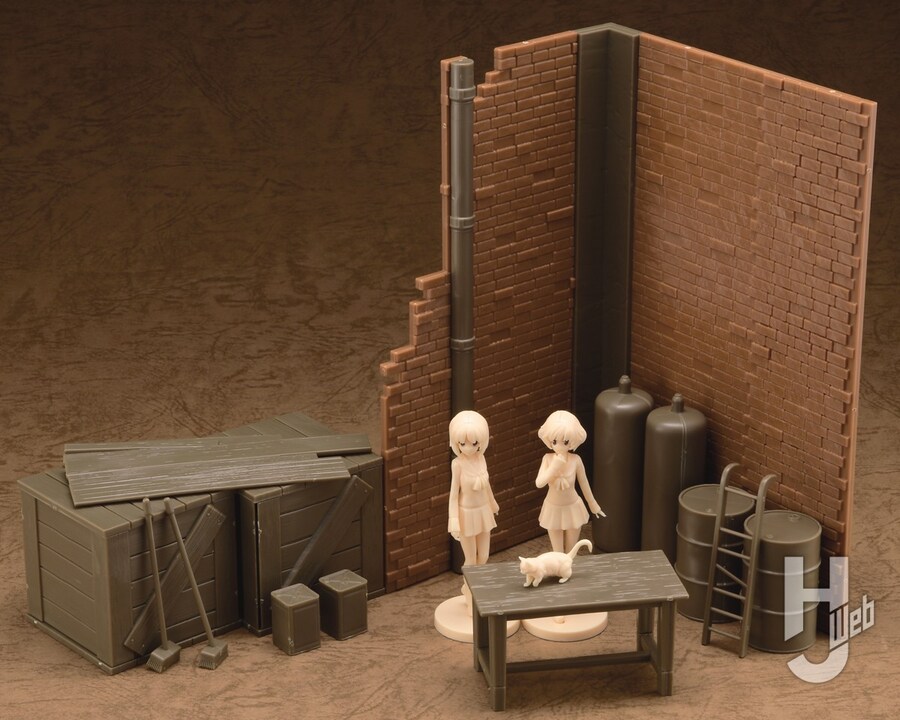 [카이요도] ARTPLA 걸즈&판처 1/24 개러지 세트 공개_2.jpg