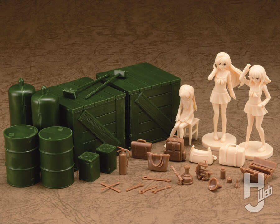 [카이요도] ARTPLA 걸즈&판처 1/24 개러지 세트 공개_6.jpg