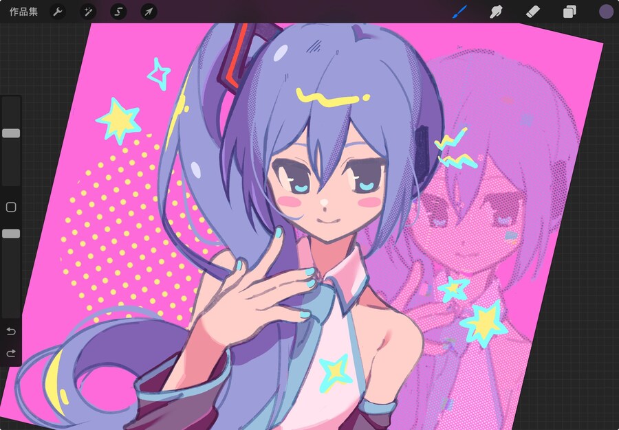 미쿠) 왠지 핫해진 사이드테일 미쿠_2.jpg