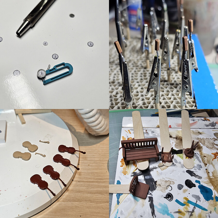 지브리의 '귀를 기울이면' 바이올린 공방 미니어처_17.jpg