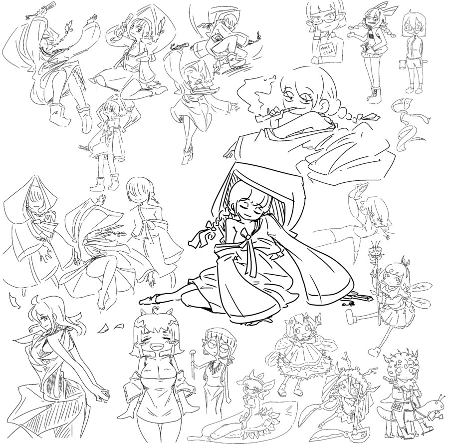 약후방] 한복 컨셉 낙서 모음_4.png