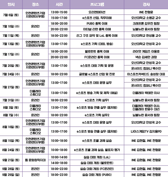 [인천 e스포츠 아카데미] 대회운영 교육 교육생 # 추가 모집 #_2.png