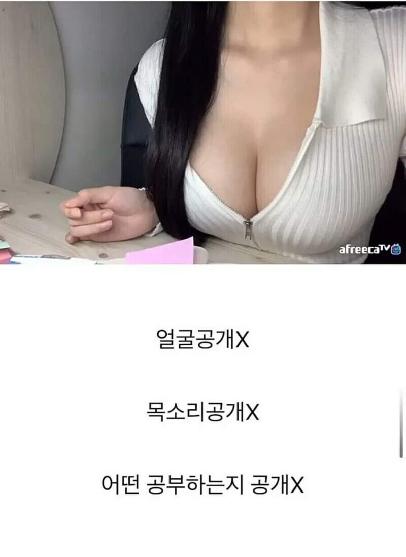 공부 방송하는 아프리카 BJ