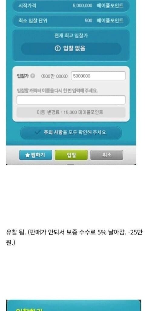 메이플 닉네임 거래로 천만원 넘게 날린사람_2.jpg