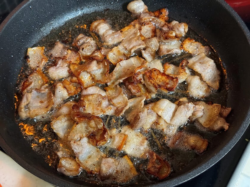 대패삼겹살 파스타