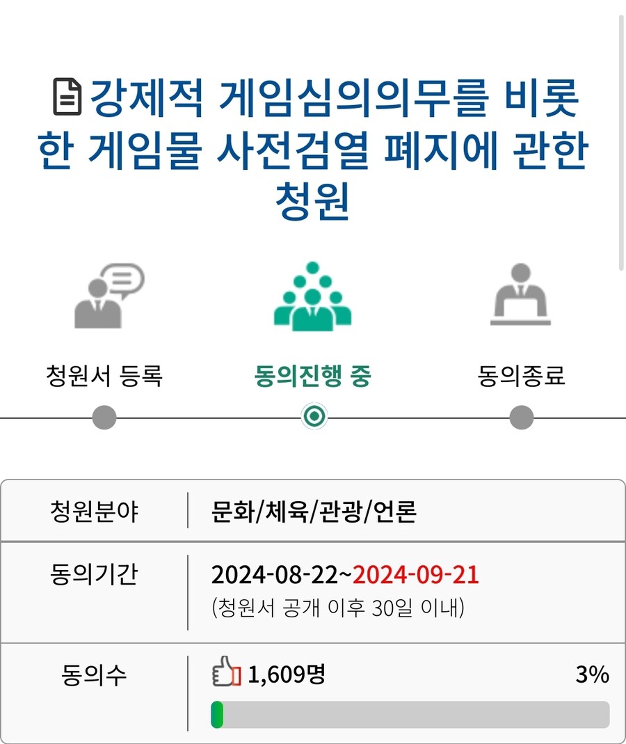 게관위)게임 사전심의 폐지 청원 동의 속도 미쳤는데_2.jpg