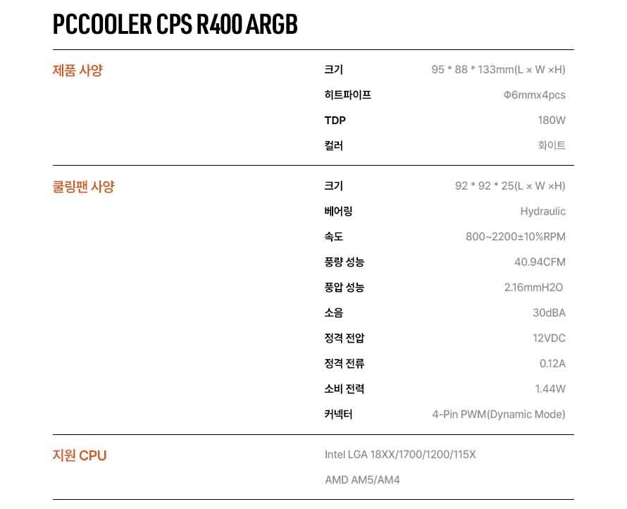 CPU쿨러 PCCOOLER CPS R400 ARGB 화이트_3.jpg