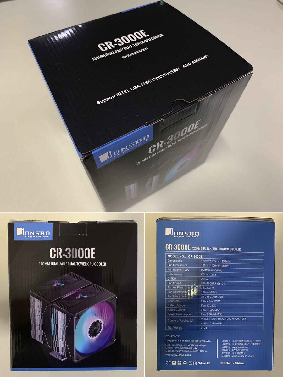 CPU 공랭쿨러 JONSBO CR-3000E RGB 블랙 가성비쿨러_2.jpg