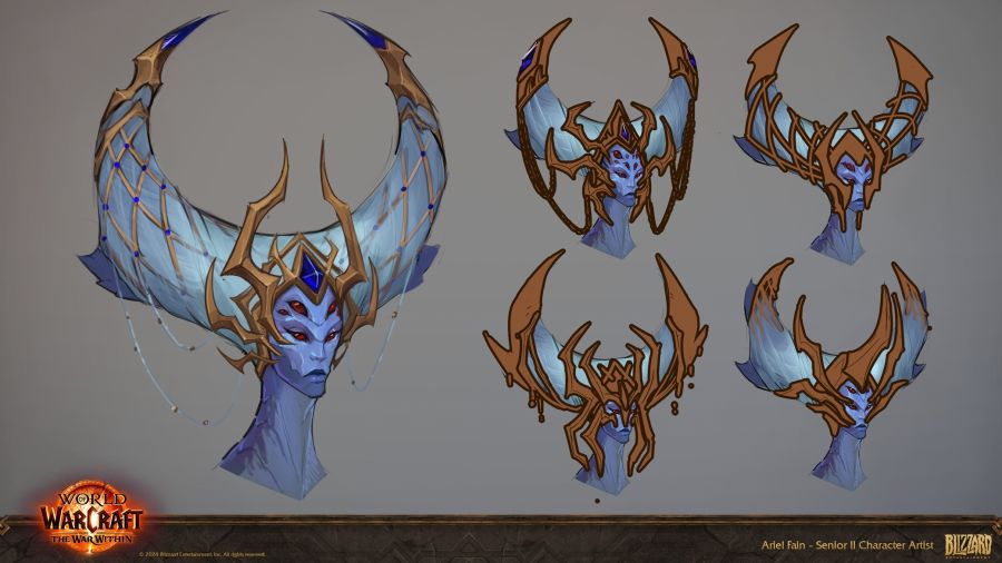 와우 내부 전쟁 아트 하라니르, 오르웨냐, 여왕 안수레크_8.jpg