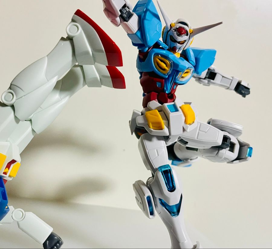 HG 1/144 G 셀프 퍼펙트 팩 극장판 Ver 소체 포징 + 비교 사진_6.jpg